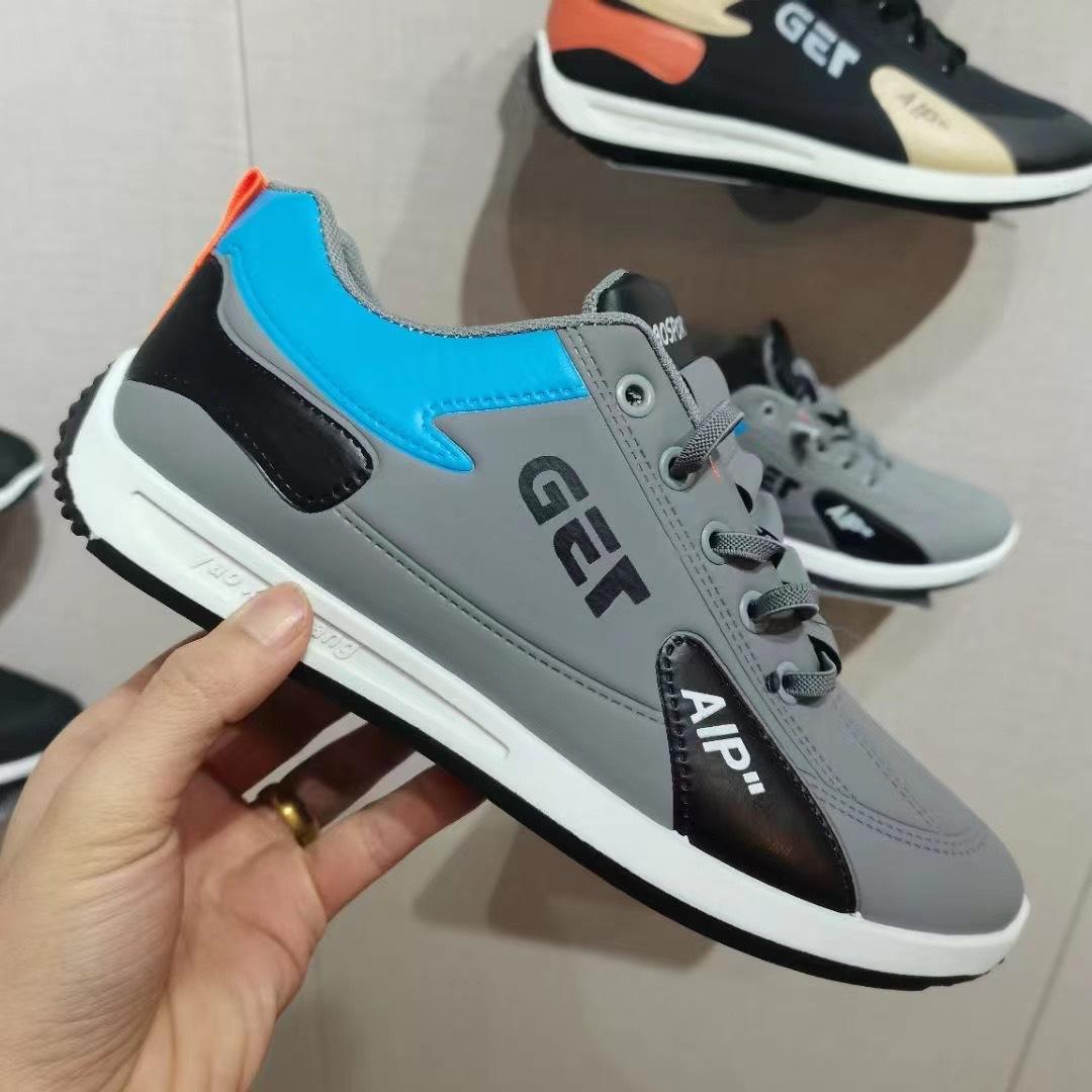 

2025 Весна Новая Модная Мужская Повседневная Обувь на Мягкой Подошве для Бега Планшет 43 серый