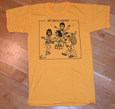 1975 THE WHO vtg originale anni '70 Maglietta tour concerto S-5XL Keith Moon