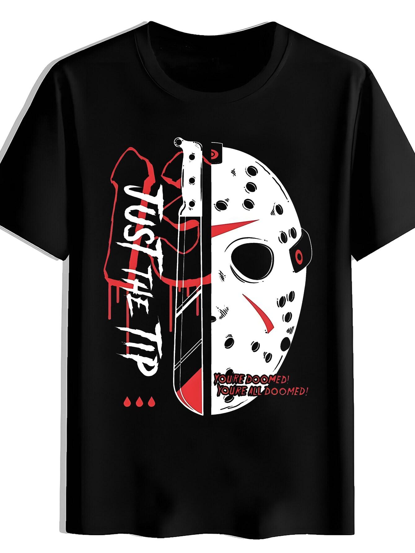T-shirt A Stylish And Artistic Short-Sleeve with a Black Color And Trendy S