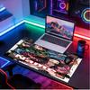 Custom Name Personalized Demon Slayer Anime Pattern Mousepad, Laptop PC Desk Mat, Decorative Desk Mat for Home Keyboard Pad Gift