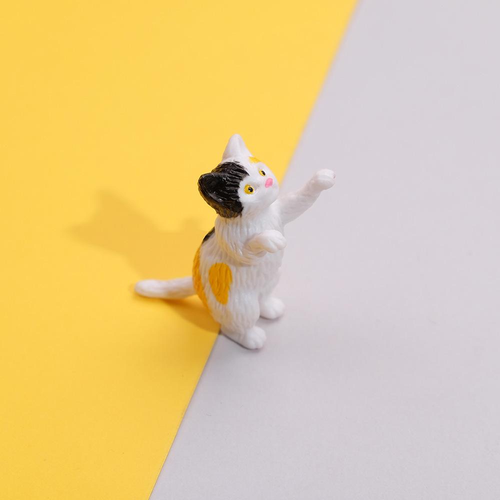 Portachiavi, Ciondolo, Orecchini e Spilla - Capsule Stile Giapponese e Coreano - 9 Bambole Gatto Carine Fatte a Mano