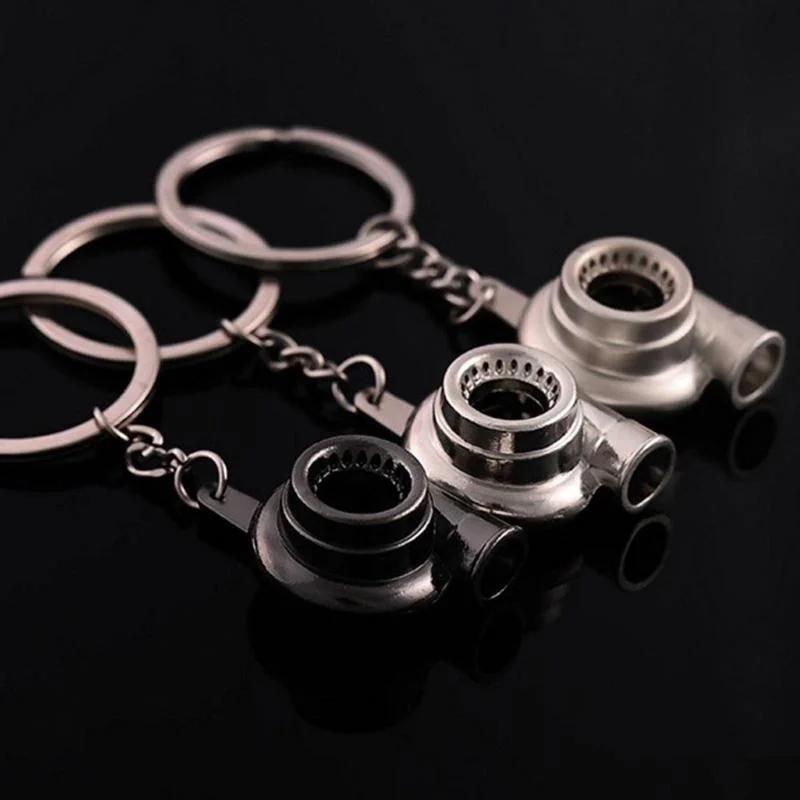 Car Speed Gearbox Gear Head Keychain Manual Transmission Lever Metal Key Ring Car Refitting Metal Pendant Creative Keychain