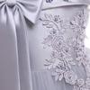 Girls' Off-Shoulder Spaghetti Strap Beaded Flower Princess Wedding Dress
