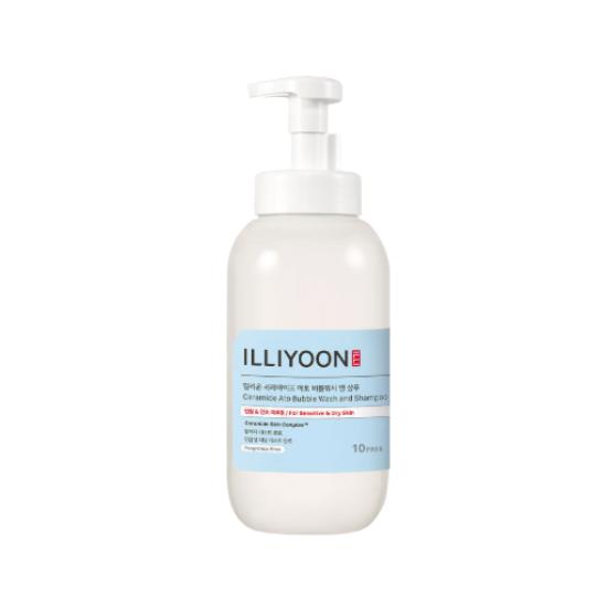 ILLIYOON Ceramide Ato Bubble Wash & Shampoo Top-to-Toe Mild Cleanser 900ml