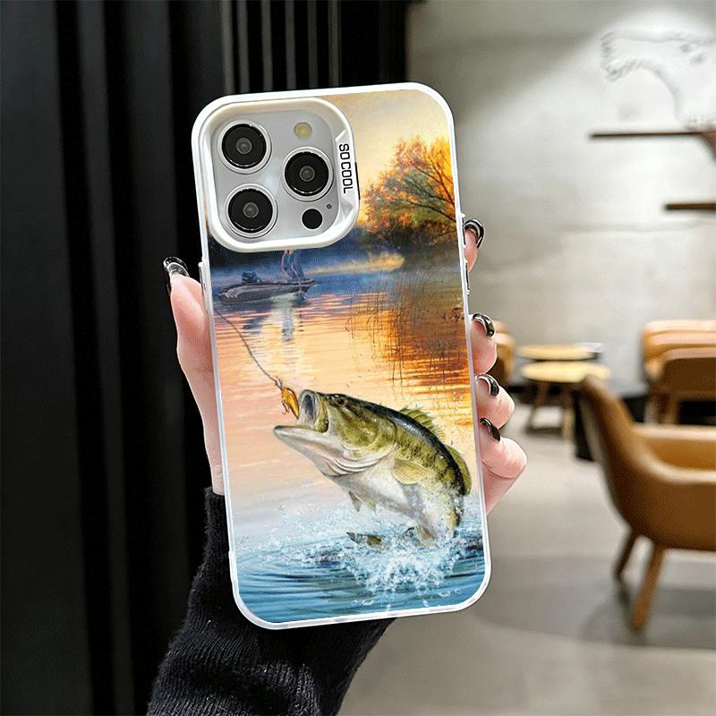 Hunting Fishing Man Shockproof Phone Case for iPhone 17 Air 16 16E 15 Pro Max 14 Plus 13 Mini 12 Back Cover Anti Fall Fundas