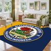 Blackburn Rovers Football Design Crystal Velvet Rug Soft Decorative Mat for Bedroom Entrance