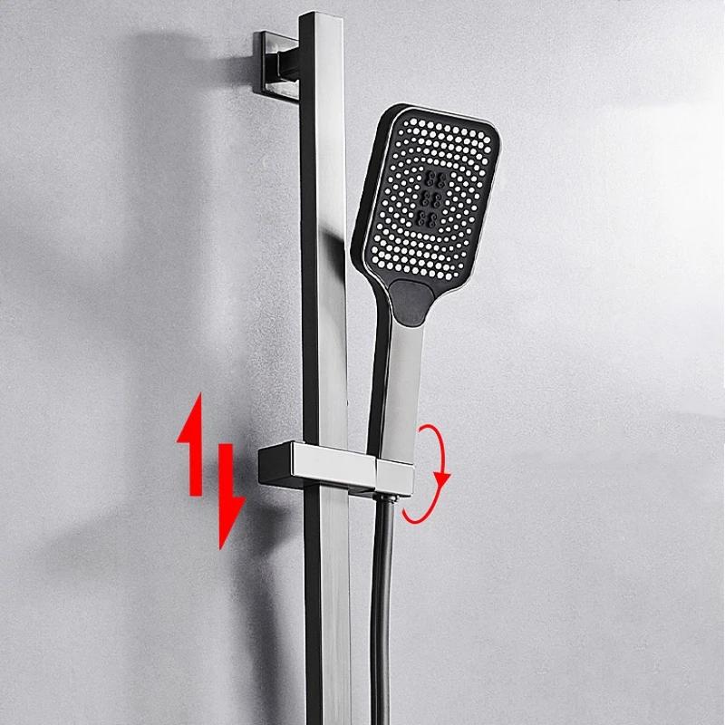 Bathroom Shower Set Household Copper Shower Faucet Wall-mounted Bathtub Faucet Rain Shower Sets Bathroom Accessories