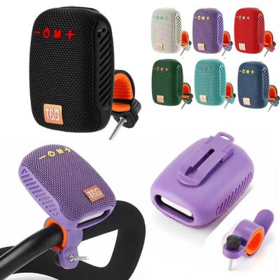 Alto-falante Estéreo Sem Fio para Bicicleta Portátil ao Ar Livre Tipo Boombox USB Tipo-C Recarregável Compatível com Bluetooth para Patinete Motocicleta