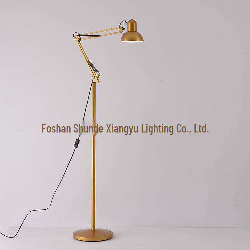 American Wrought Iron LED Floor & Table Lamps for Living Room, Eye-Protection, Therapy, Embroidery, Painting, Mahjong, & Fishing.