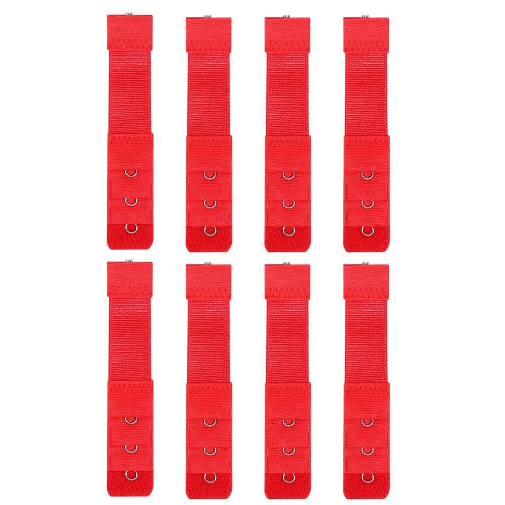 1/8Pcs Belt Buckle Bra Extension Buckles Underwear Accessories Nylon Clasp Bra Extender 1 Row 3 Hooks Adjustable
