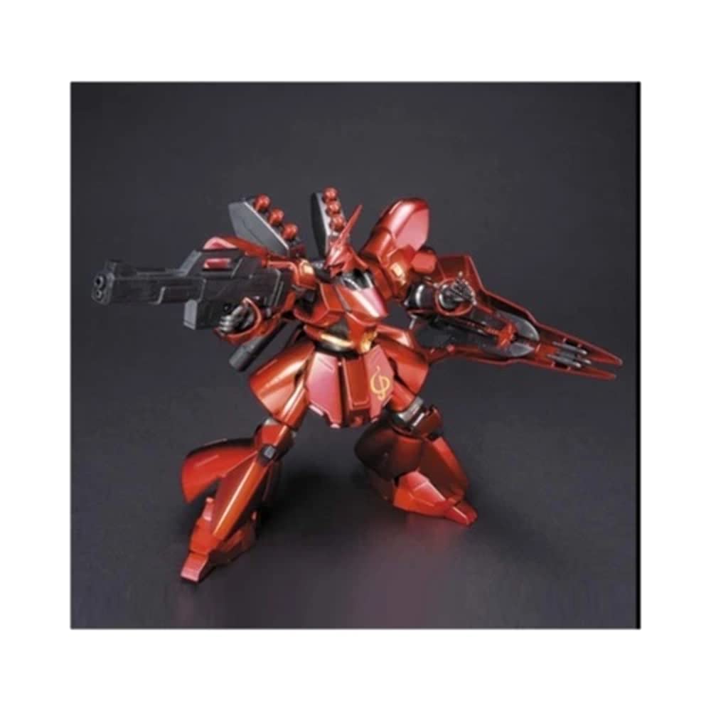 BANDAI SPIRITS HGUC Mobile Suit Gundam Counterattack Sazabi, model metalic la scară, model din plastic, versiunea Char. 1/144 Cod de culoare