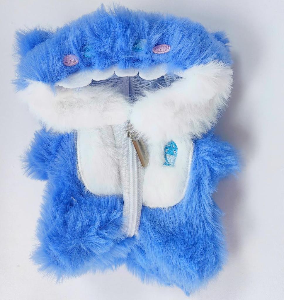 Dinosaur Costume Clothes 17cm/6.7inches Doll,2 Piece Set Hat Clothing,Boys and Girls Stylish Adorable Dolls Clothes Accessories (Doll Not Included)