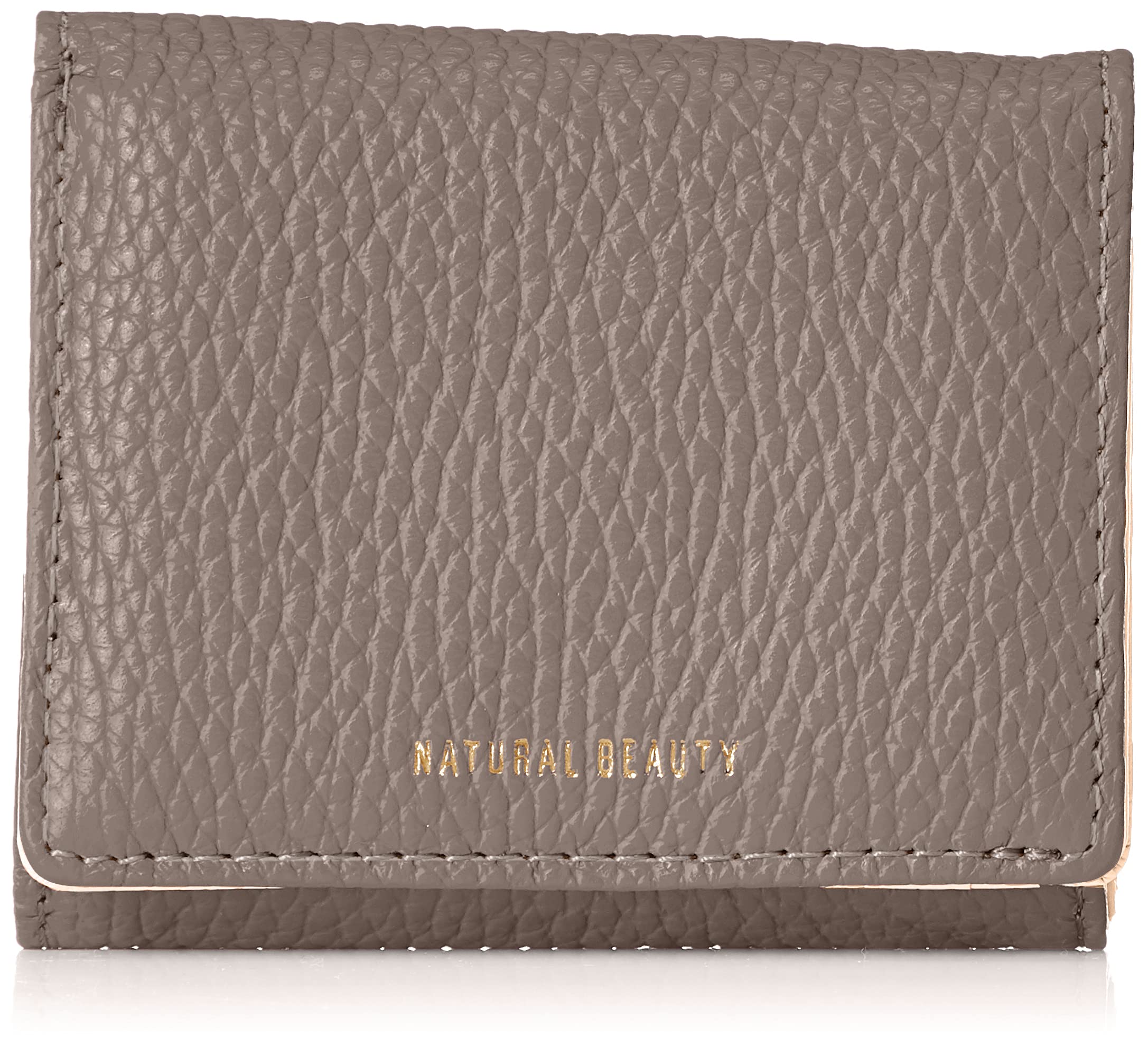 Женский мини-кошелек Natural Beauty Selene, тройного сложения, угольно-серый