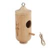 Holz Kolibri Haus Vogel Futterhaus Wetterfest Außen Garten Hof Hängend Kleiner Vogel Futterhaus Dekoration