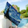 Painter Van Gogh Microfiber Blanket Quick Drying Beach Towels Oversized Printing Super Absorbent Pool Towel Blanket