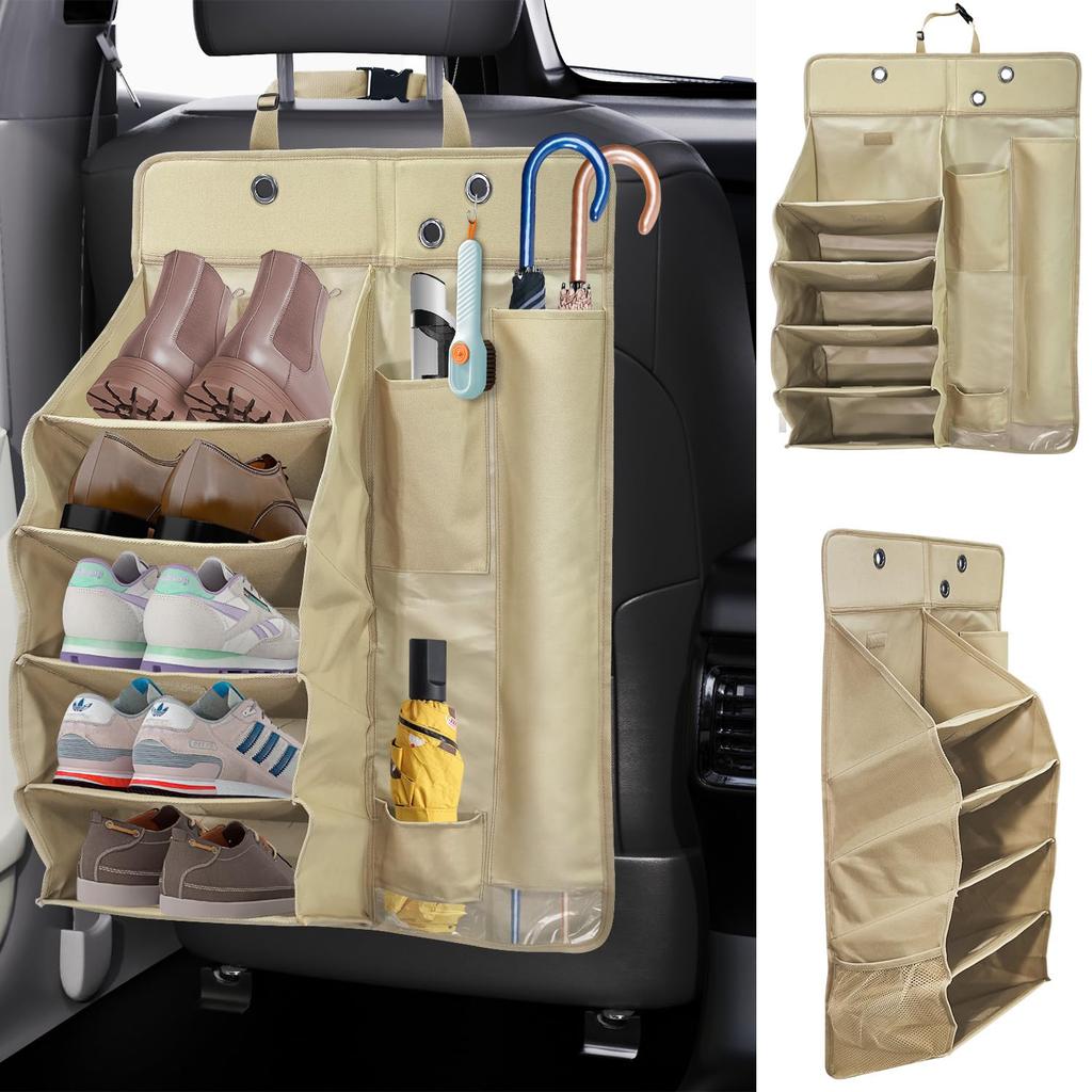 iKristin Shoe Rack Umbrella Holder for Car Shoe 5 Car Storage Shoe Umbrella Umbrella Small Item Storage Shoe Car Storage Suitable for Many such as