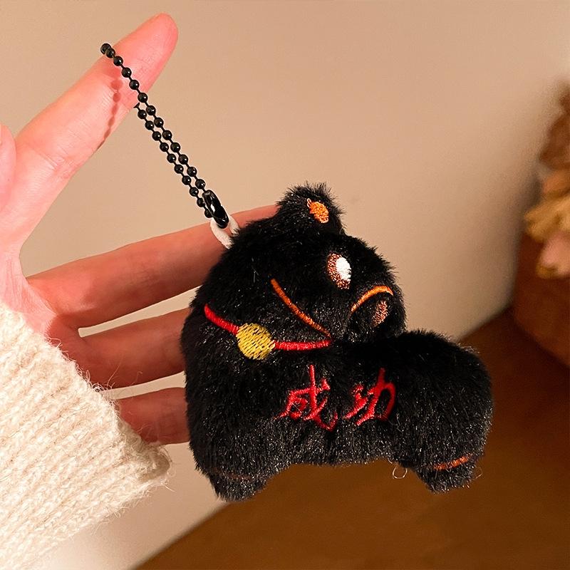 Cute Horse Year Pony Mascot Plush Doll Stuffed Toy Keychain Pendant Bag Hanging Chinese  Year Blessing Souvenir Gifts