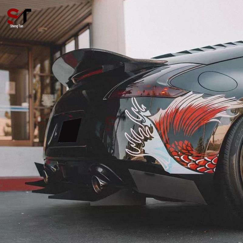 Nissan 370Z AJT Style Carbon Rear Spoiler Wing Diffuser