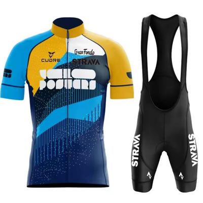 Traje de ciclismo de montaña para hombre y mujer, 2026, top corto, mangas cortas y tirantes.