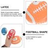 OUNONA Rugby Ball Puppy Dog Play Set of Latex Dog Squeaky Rugby Perfect for Outdoor Play Toys, Supplies, Toys, 3, Balls,