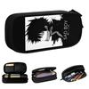 Student Zipper Pencil Case Polyester, Double Pencil Case Stationery Case Pencil Case Wish