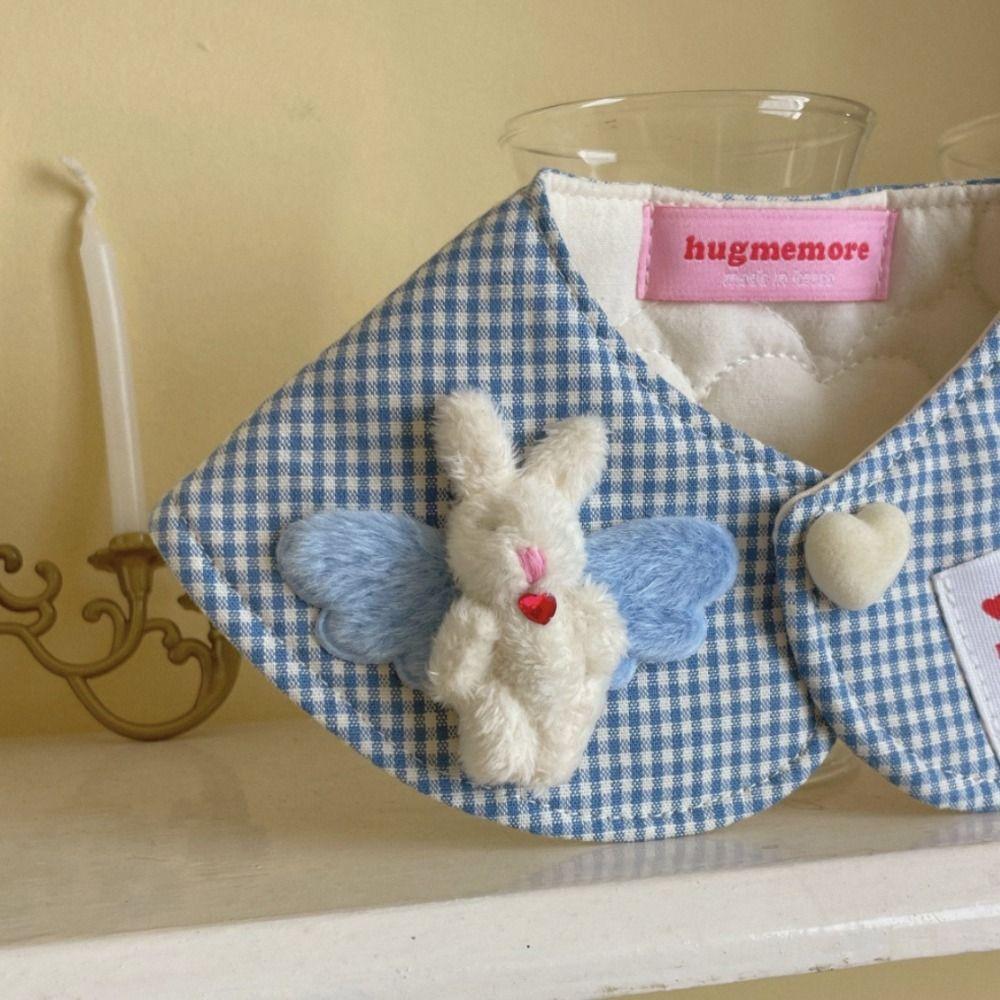 Lovely Cat Scarf Bowknot Pet Cloak Cute Pet Bibs Hair Clip Set Pet Party Supplies