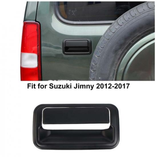 Mattle Black Tailgate Handle Decorative Cover for Suzuki Jimny 12-17 Accessories