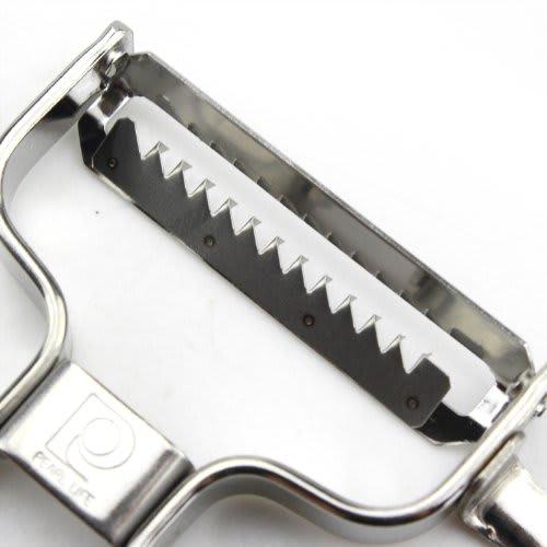 Pearl Metal Easy Wash Stainless Steel Julienne Peeler [Made in Japan] C-8647
