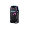 Nike Basketball Jerseys Men's Black Moderate Straight Fit AJ4622-011