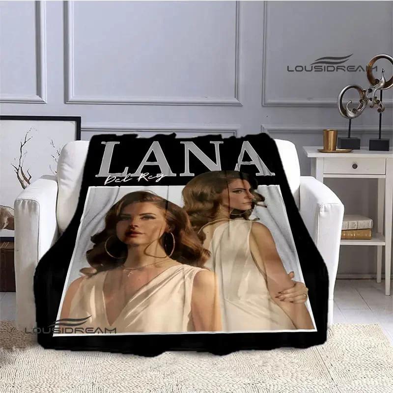 

Lana Del Rey Fashion printed blanket thin blanket Soft and comfortable blanket Home travel blanket bed linings birthday gift 75X95CM