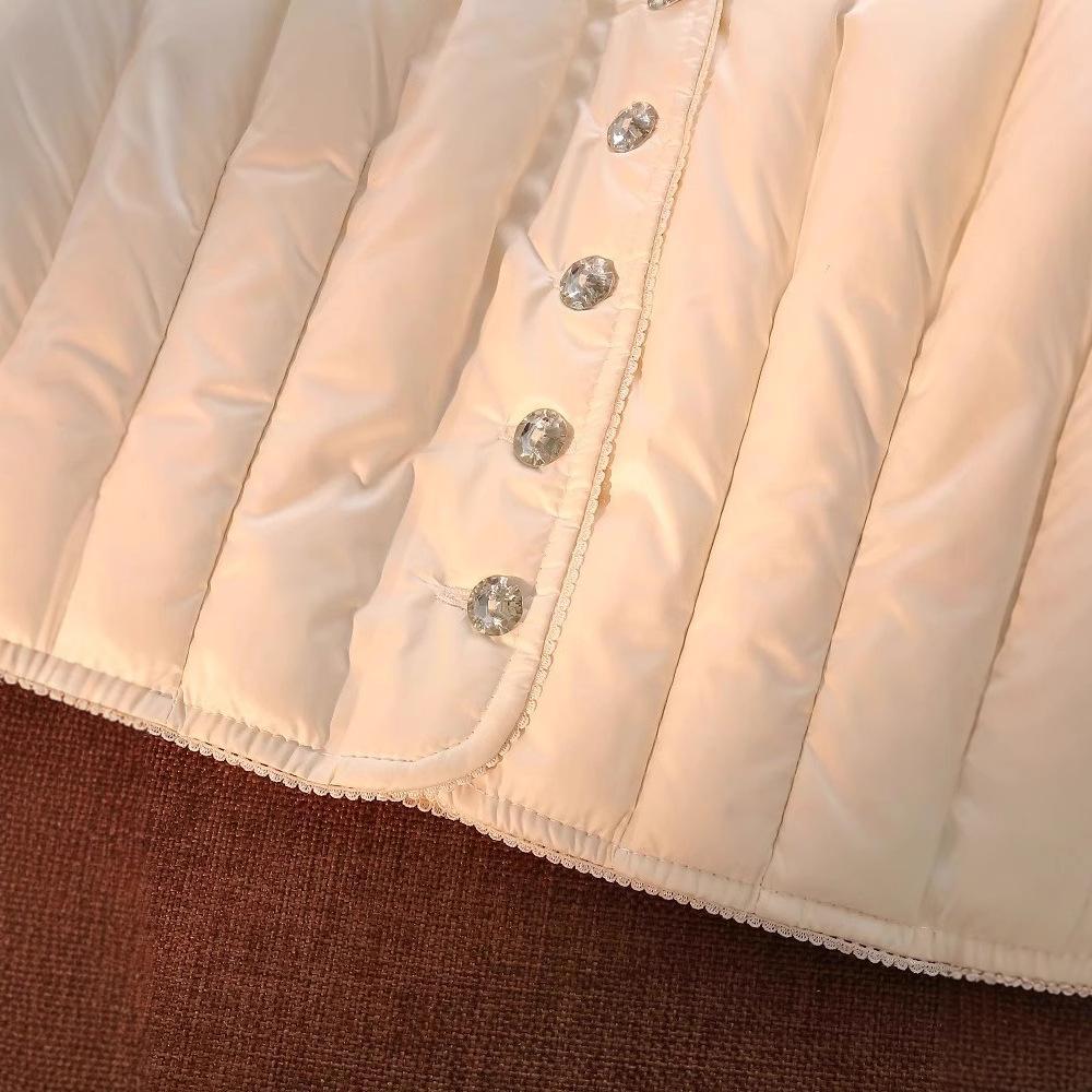 New autumn and winter light inner wear down small suspenders women wear white duck down short down jacket vest