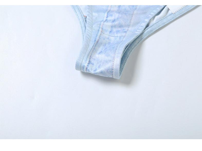 Korean Sexy Two-Piece Bikini Set with Triangle Wrap and Chest Pads for Hot Springs and Resorts