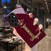 Gold Crown Letter L Pattern Glass Phone Case for Samsung Galaxy S26 S25 S24 S23 S22 S21 S20 FE Ultra Plus 5Ganti-fall Back Cover