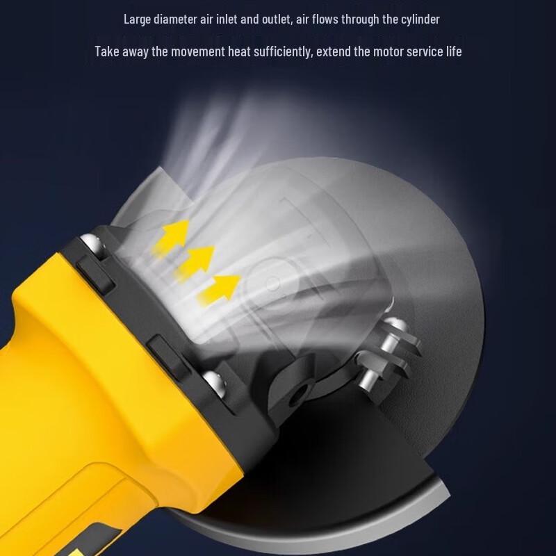 Deli 850W Corded Angle Grinder CN plug (adapter included)