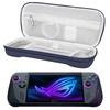 Portable Storage Bag PU Leather Protective Travel Case Anti-Scratch Storage Case for Rog Ally X Gaming Handheld and Accessories