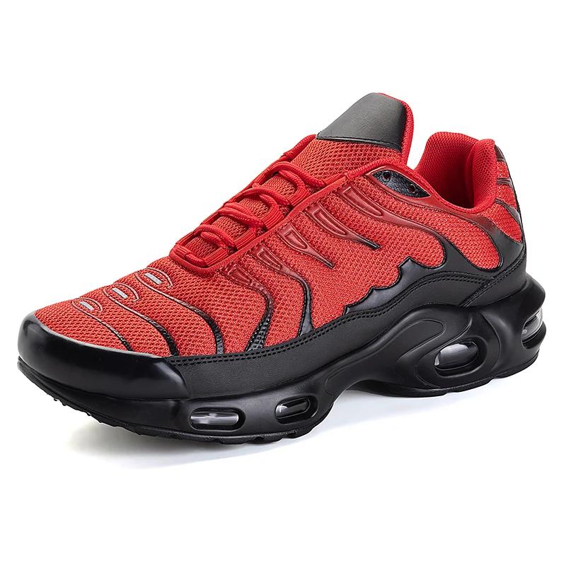 Mesh Lace-Up Ultra-Light Running Shoes Air Cushion Breathable Mesh Casual Sports Shoes for Men and Women