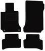 Black Velour Floor Mats For: Mercedes C W204 Sedan, Station Wagon, Coupe (2007-2014)