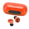 Bluetooth 5.2 Earbuds LED Digital Display Portable HiFi IPX5 Waterproof Wireless Earphones for Sports Music Red