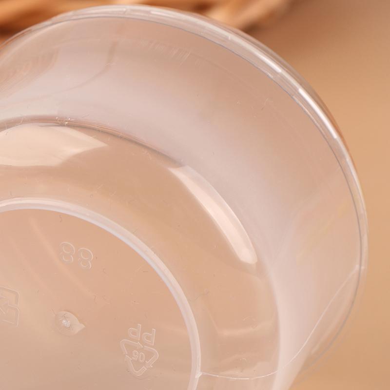 10Sets Transparent Baking Pudding Cup Japanese Caramel Pudding Beaker High Temperature Resistant Pudding Beaker With Lid