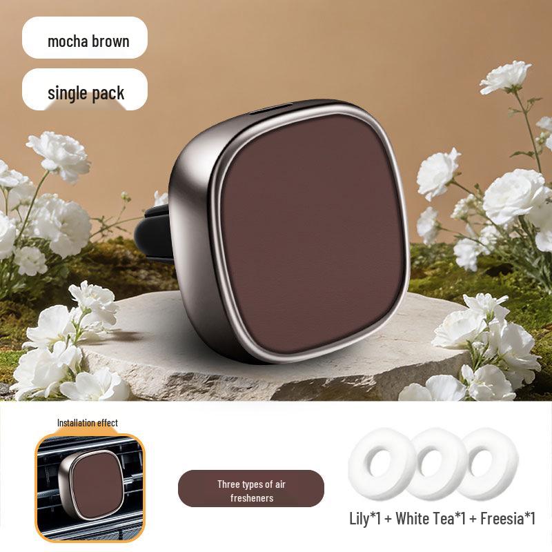 Car Vent Diffuser: Long-lasting Solid Scented Sheet with Light Fragrance for Vehicle Interior
