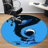 1pc Astronaut Saturn Office Round Area Rug, Under Office Chairs Bedroom Living Room Home Decor, Room Deco