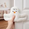 Cute Animal Plush Door Stopper Clip Set Of 3 Soft Fleece Anti-Pinch Decorative Bedroom Door Holders Cat  Duck Shaped