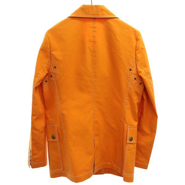 Michael Kors Cotton Double Jacket 4 Orange Women Used