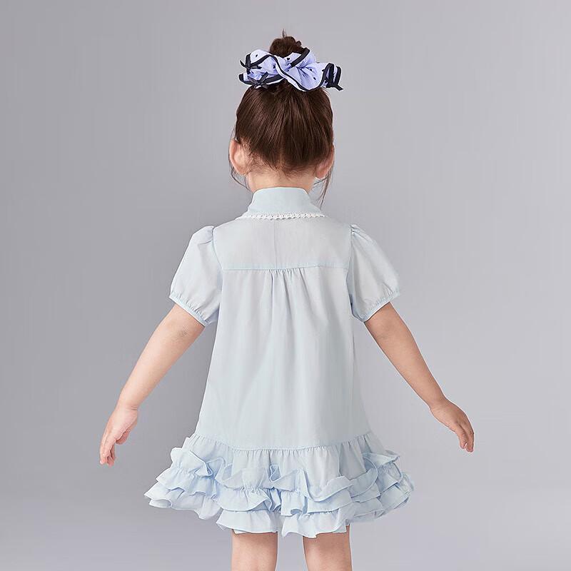 Deesha Girls Sweet Academic Style Summer Shirt Dress 100