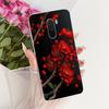 Para Xiaomi Pocophone F1 Funda Lujo Lazo Flores Pintadas Cubierta 6.18'' Suave TPU Funda para Teléfono Para Xiaomi Poco F1 PocoF1 Fundas Bumper