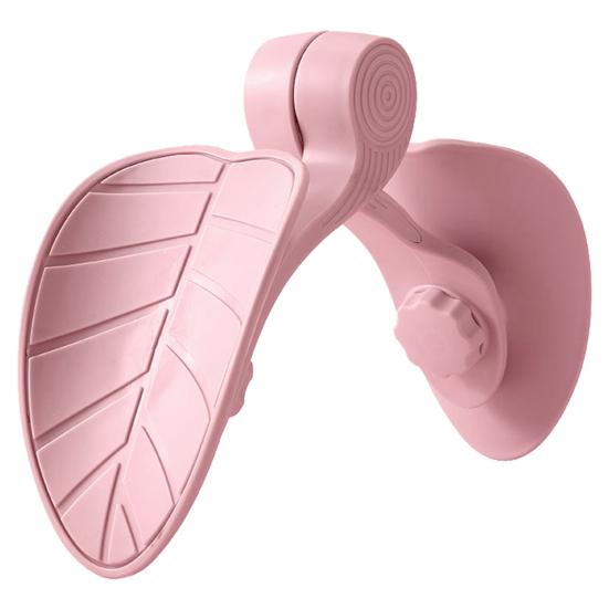 

Тренажер для ног с зажимом, высокоэластичный, регулируемый, треугольная структура, инструмент для тренировки мышц тазового дна, бедер и ягодиц для тренировок розовый