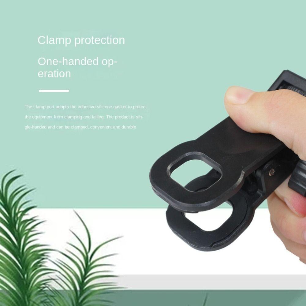 1/4 Screw Mount Mini Fill Light Clip Portable Mobile Phone Computer Fill Light Fixed Camera Flash Holder Plastic 5