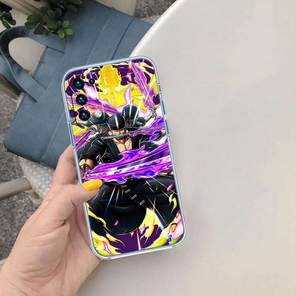 One Piece Art Transparent Phone Case for Motorola Moto G40 G04 G05 One Ace Action  Fusion + Plus Hyper Macro Vision Zoom