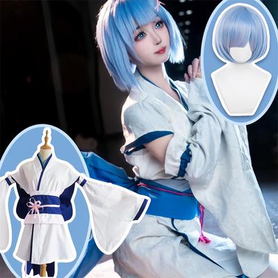 Rem Cosplay Javisko Čínska Škola Začíname Život v inom Svete [Nové Foto] Kostým, Kimono, Anime, Halloween, Oblečenie, Šaty, Festival, Párty, ReZERO