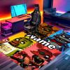 Custom Name Personalized Five Nights at Freddy's Print Carpet, Versatile Home Decor Rug, for Playroom, Apartment, Balcony, Entryway, Hallway Gift
